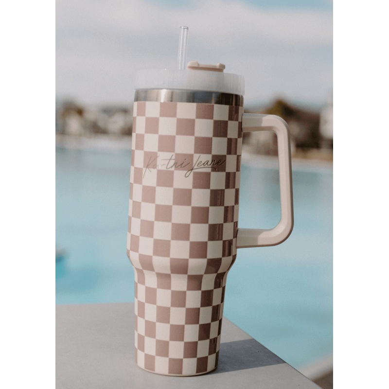 Checkered Tumbler