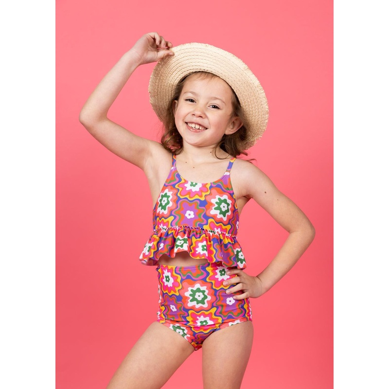 Psychedelic Flower | Mini High-Waisted Bottom