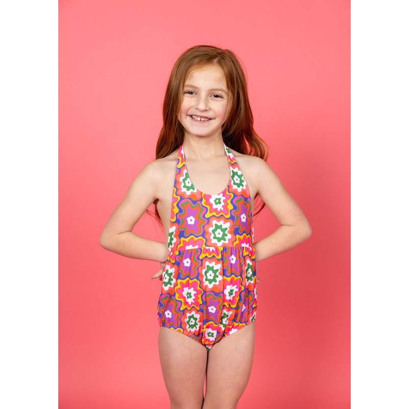 Psychedelic Flower | Mini Romper One-Piece