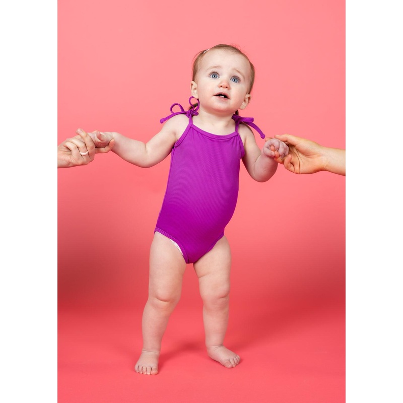 Ribbed Purple | Baby Simply One-Piece
