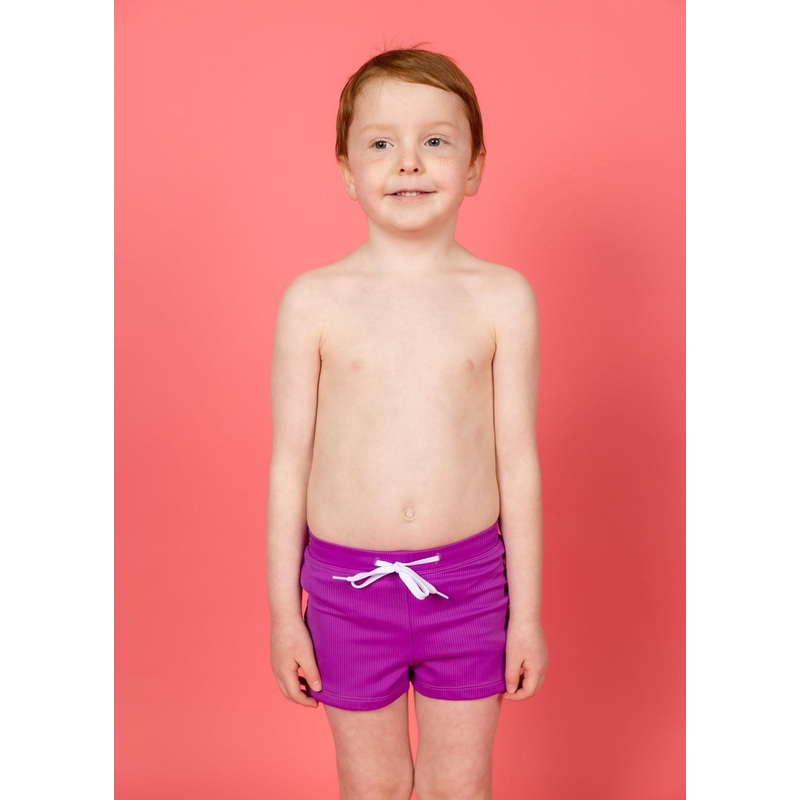 Ribbed Purple | Mini Euro Shorts