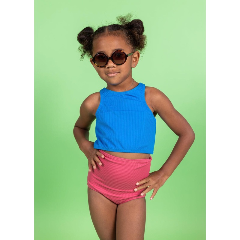 Ribbed Roseate | Mini High-Waisted Bottoms