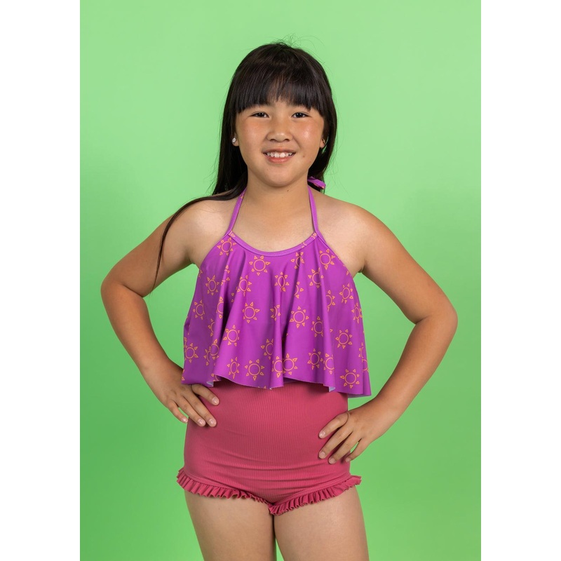 Ribbed Roseate | Youth All Ruffled Up Bottoms