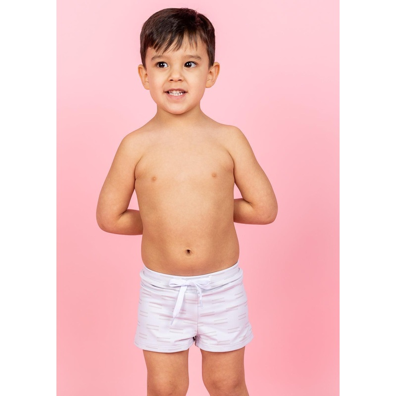 Taupe Dashes | Mini Euro Shorts