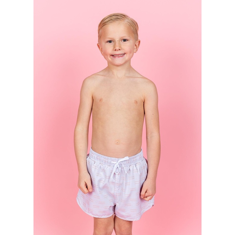 Taupe Dashes | Mini Retro Shorties