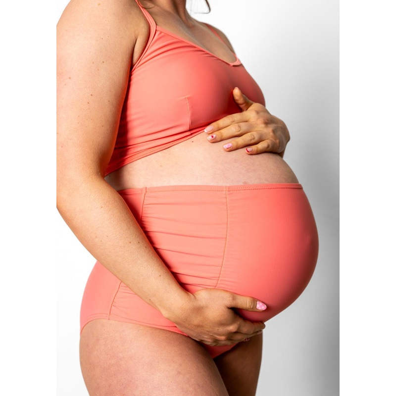 Deep Coral | Maternity Bottoms