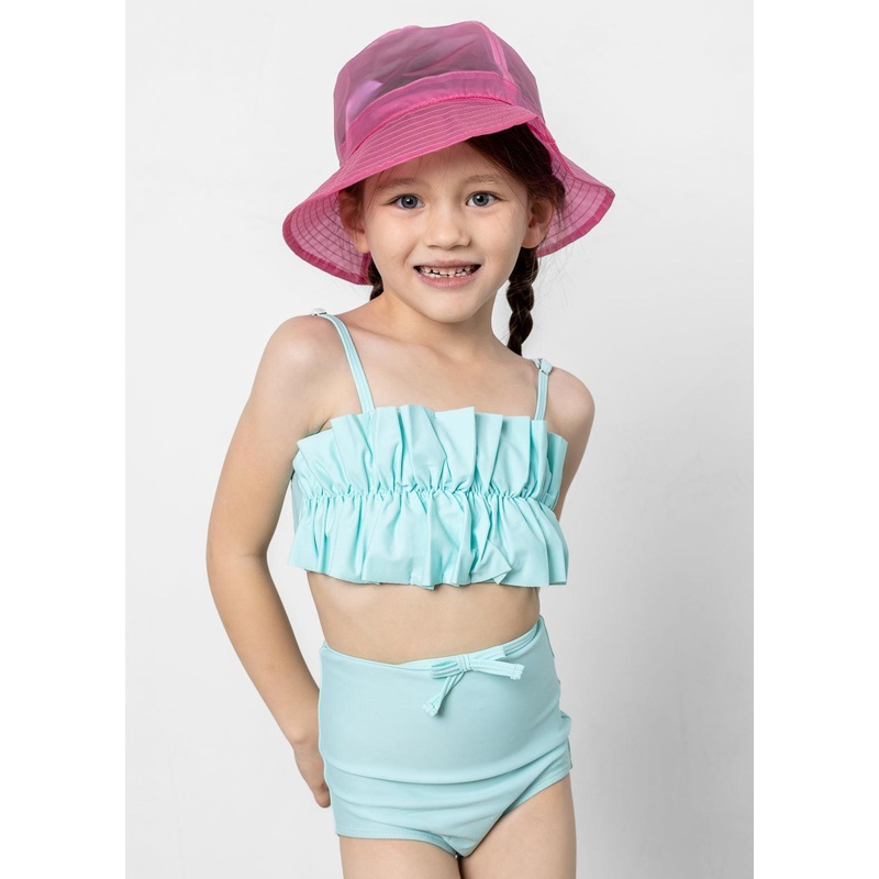 Fresh Mint | Mini Oversized Ruffle Top