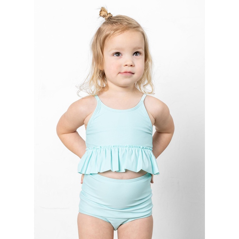 Fresh Mint | Mini Peplum Top