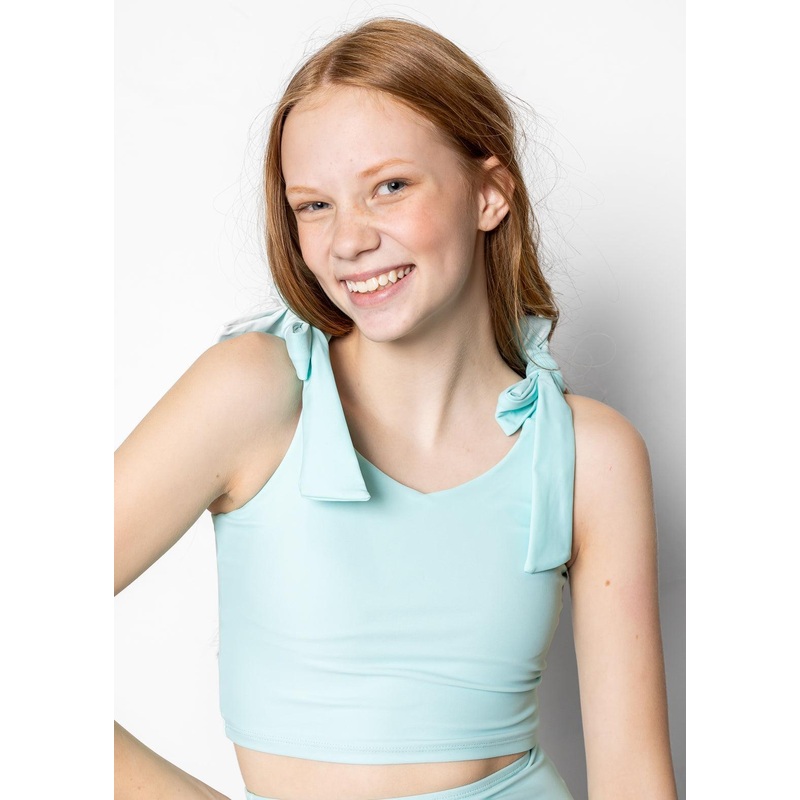 Fresh Mint | Youth Knot Top