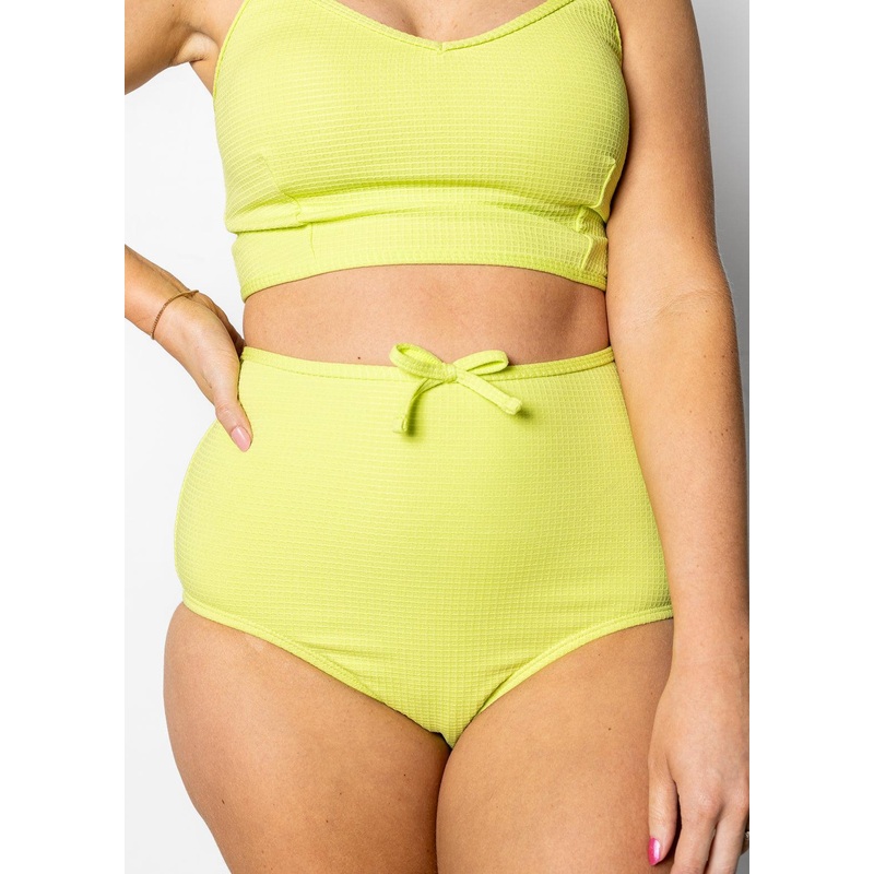 Waffled Glow Green | Bow Bottoms