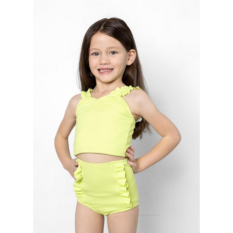 Waffled Glow Green | Mini Ripple Top