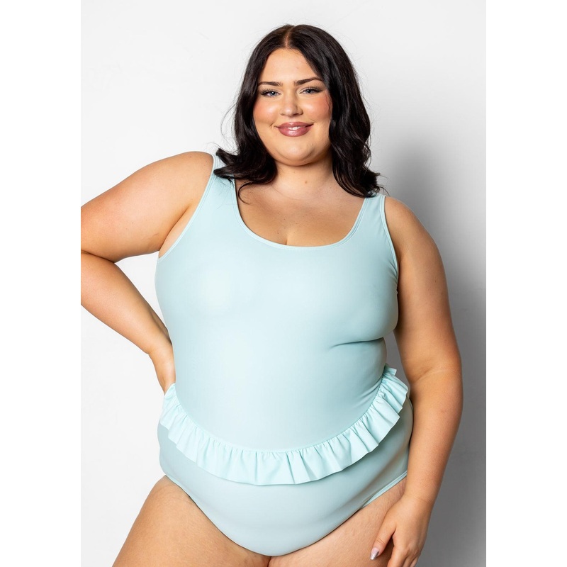Fresh Mint | Skirted One-Piece