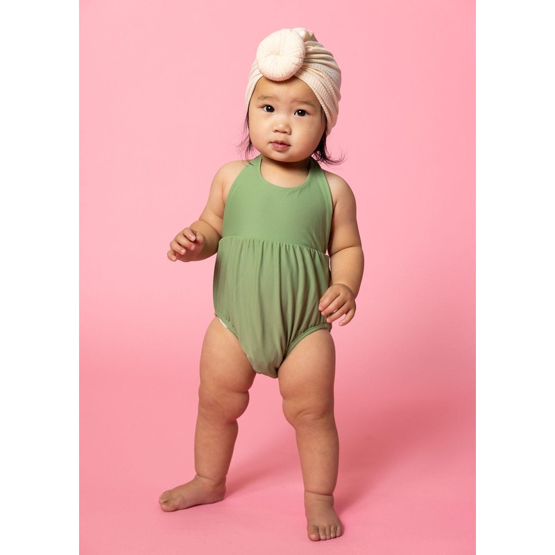 Meadow Green | Baby Romper One-Piece