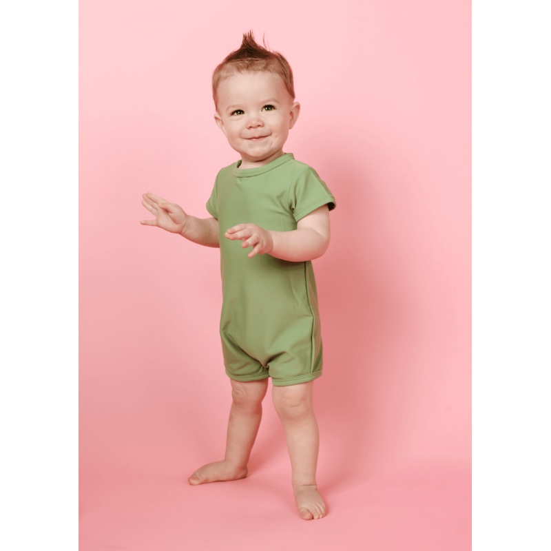 Meadow Green | Baby Shorties Rashguard (Unisex)