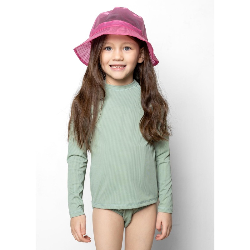 Ribbed Sage | Mini Rashguard Top (Unisex)