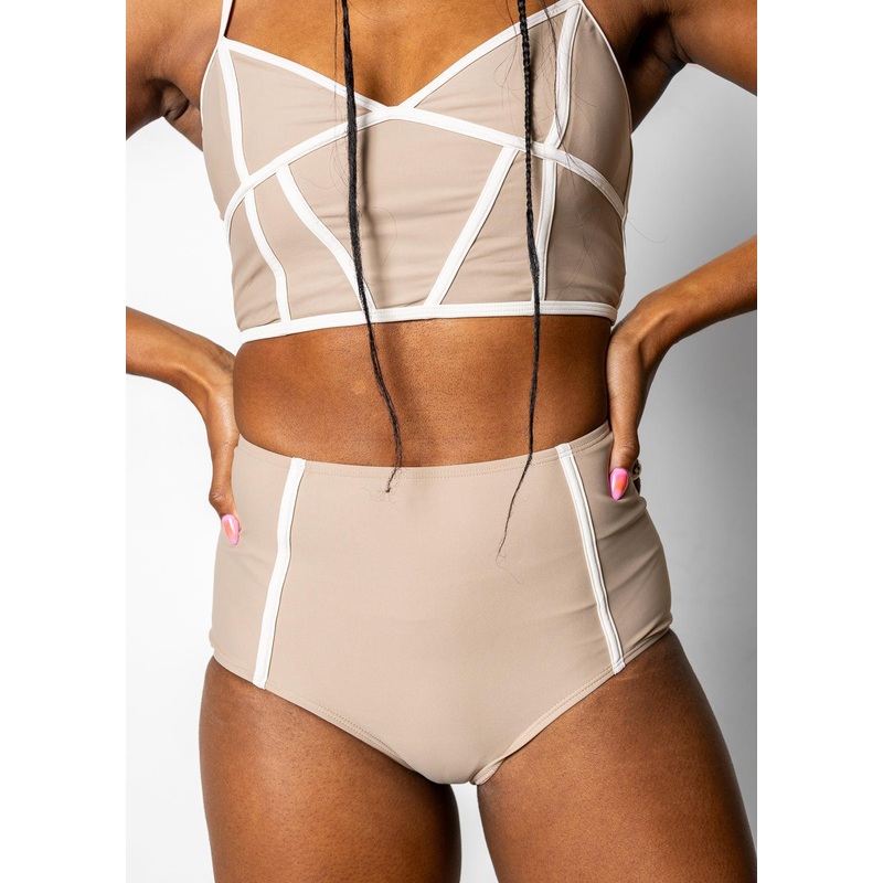 Taupe | Lined Up Bottoms
