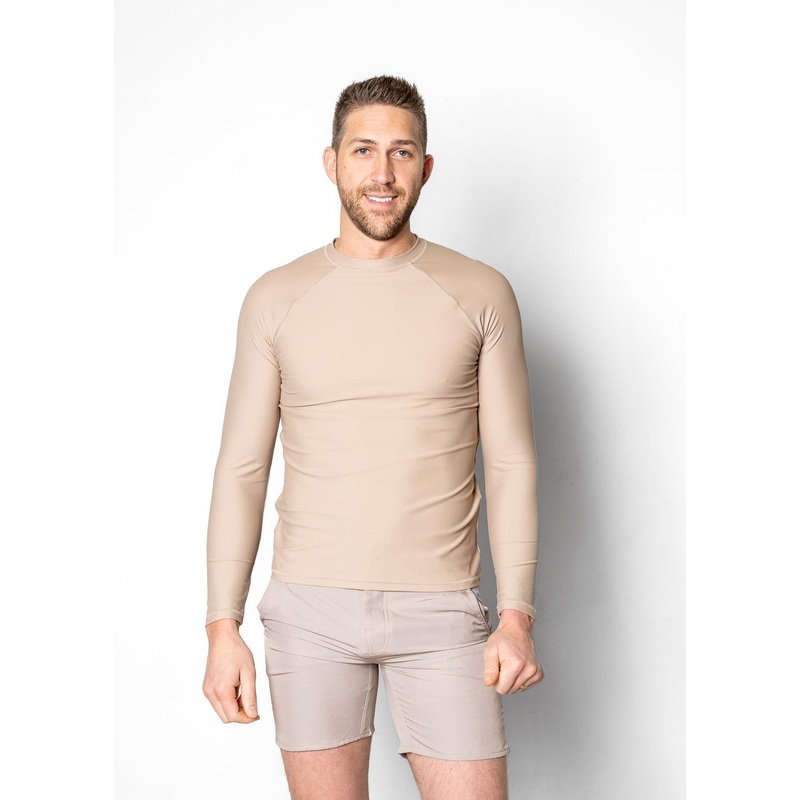 Taupe | Men's Rashguard Top