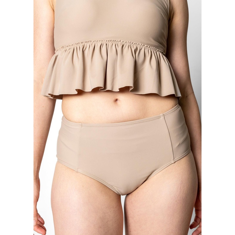 Taupe | Mid-Rise Bottoms
