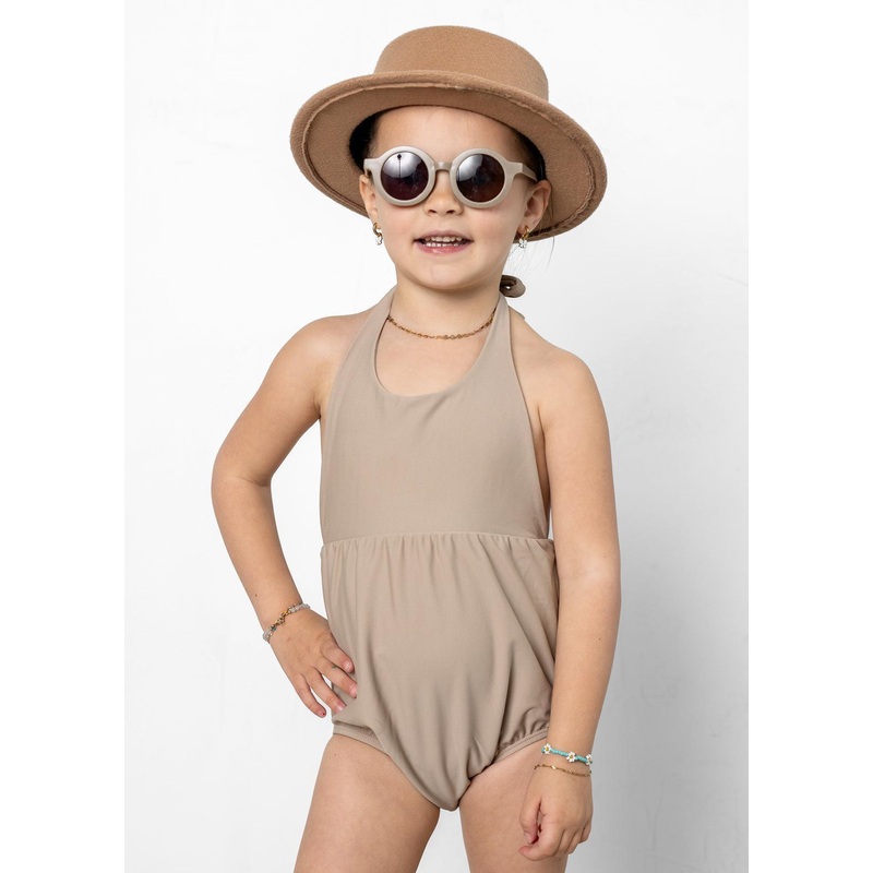 Taupe | Mini Romper One-Piece