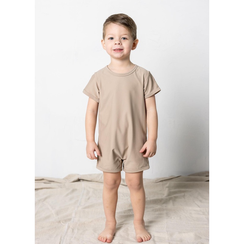 Taupe | Mini Shorties Rashguard (Unisex)