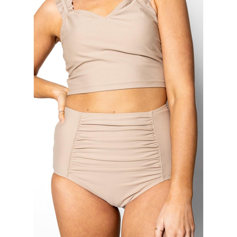 Taupe | Ruched Bottoms 2.0