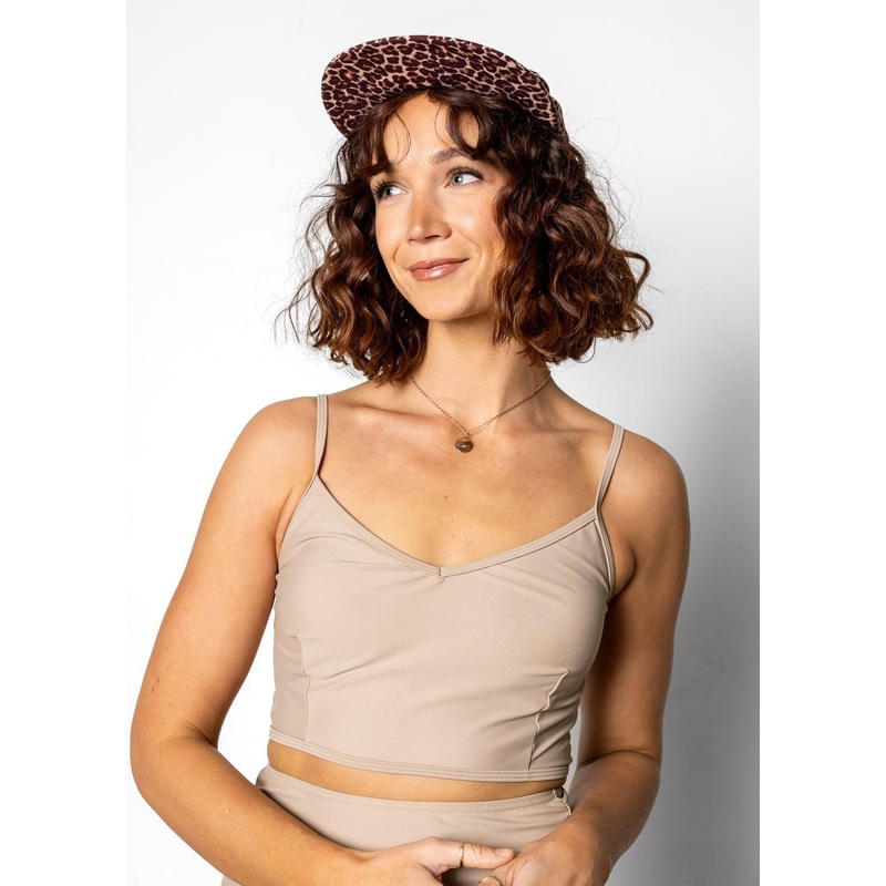 Taupe | V'D Crop Top