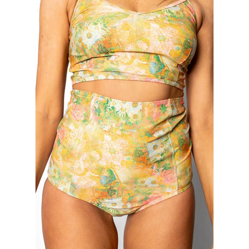 Wonderland Floral | Extended High-Waisted Bottoms