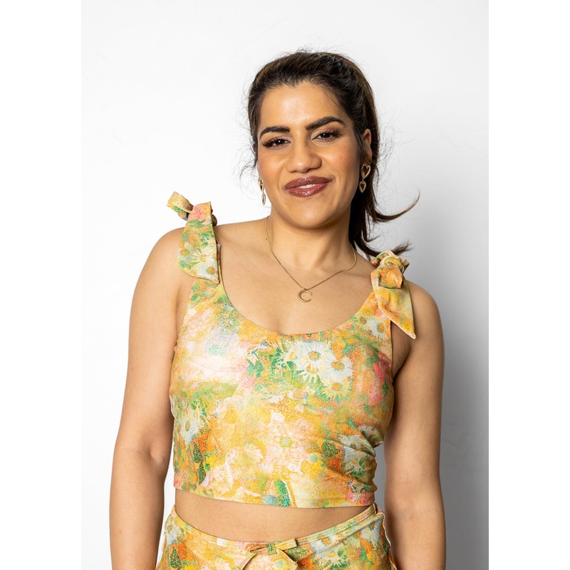Wonderland Floral | Knot Top