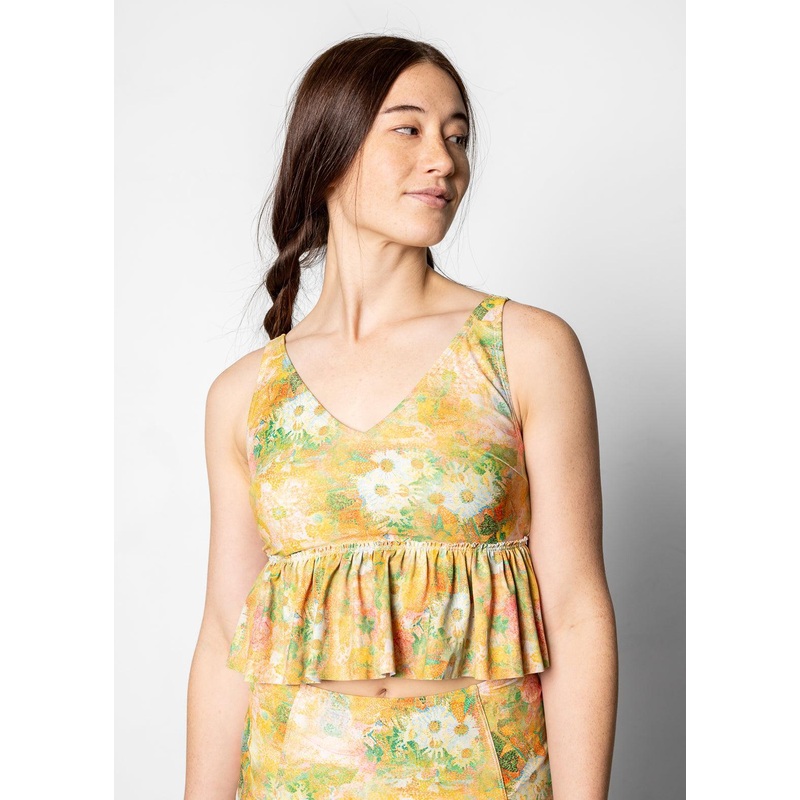 Wonderland Floral | V-Neck Top