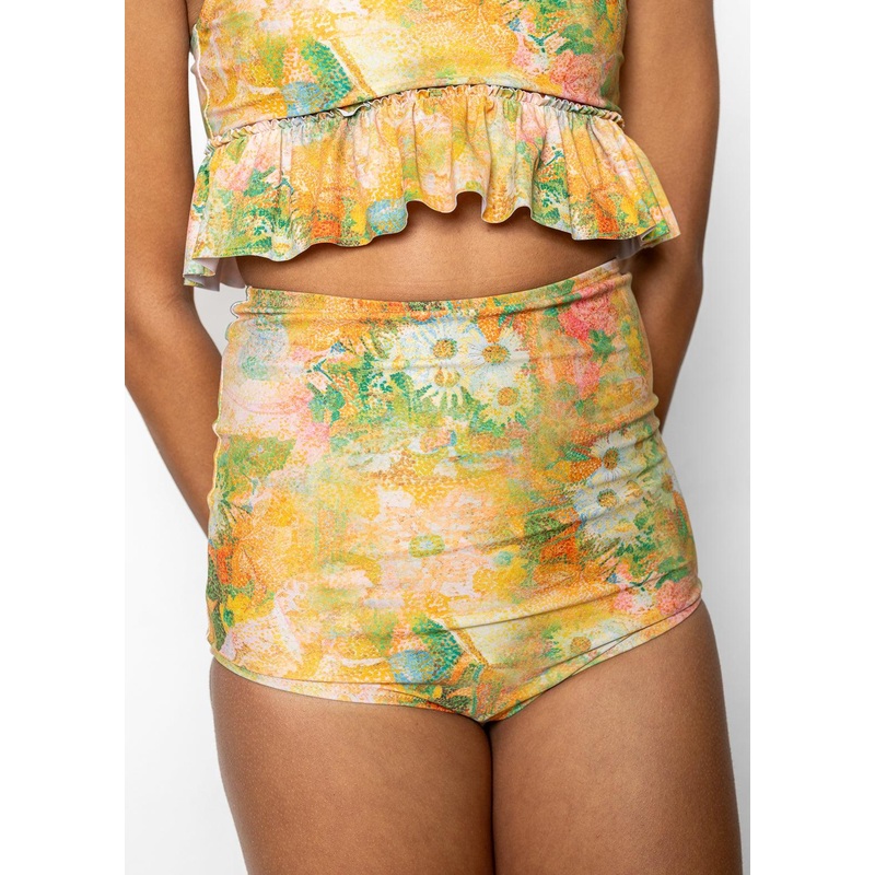 Wonderland Floral | Youth High-Waisted Bottoms