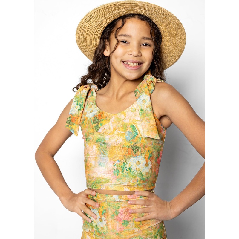 Wonderland Floral | Youth Knot Top