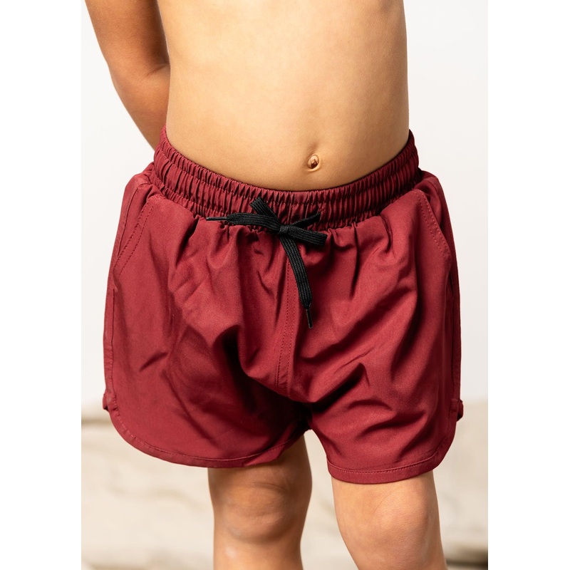 Maroon | Mini Retro Shorties