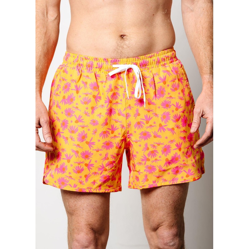 Playful Daisies | Men's Retro Shorties