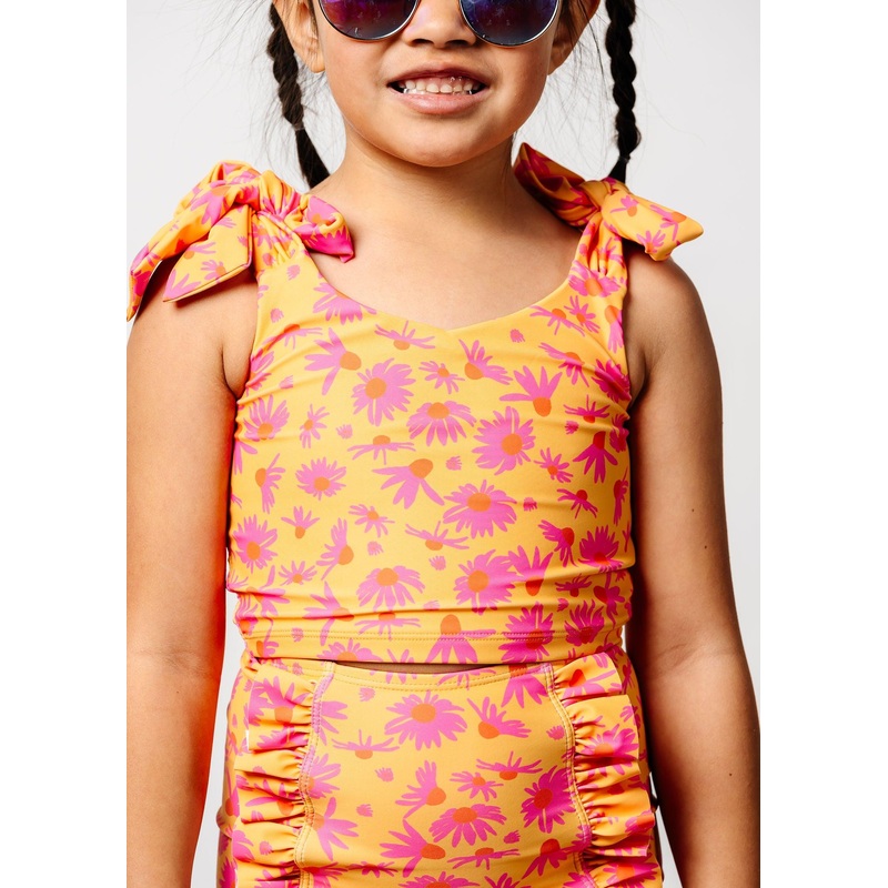 Playful Daisies | Mini Knot Top