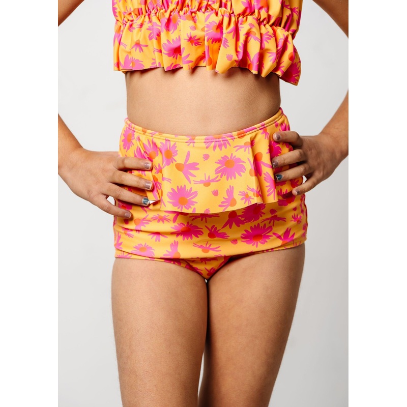 Playful Daisies | Mini Peplum Bottoms