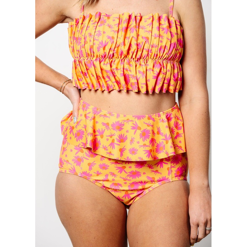 Playful Daisies | Peplum Bottoms