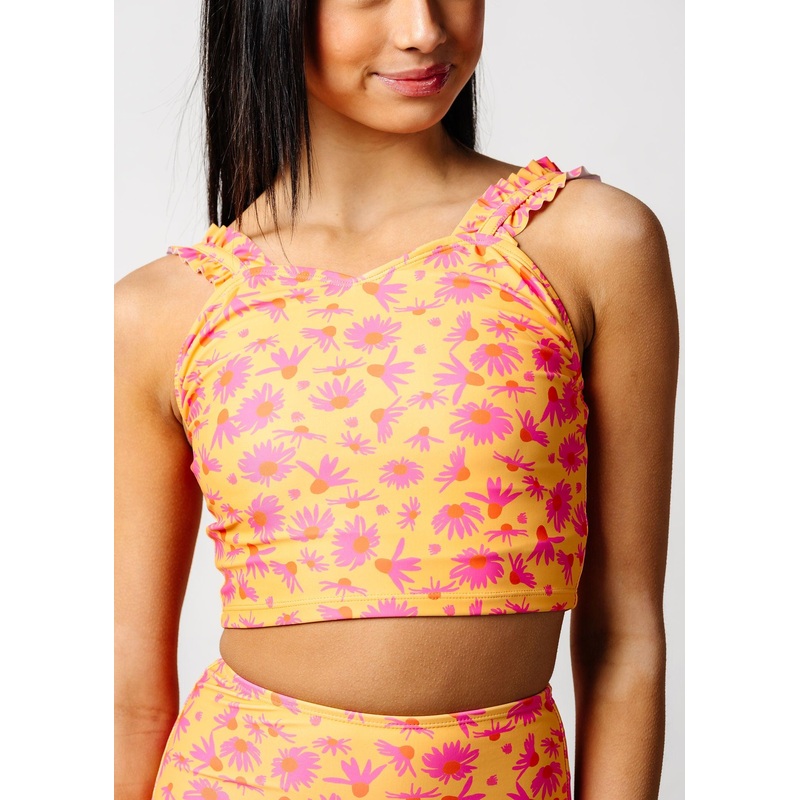 Playful Daisies | Youth Ripple Top