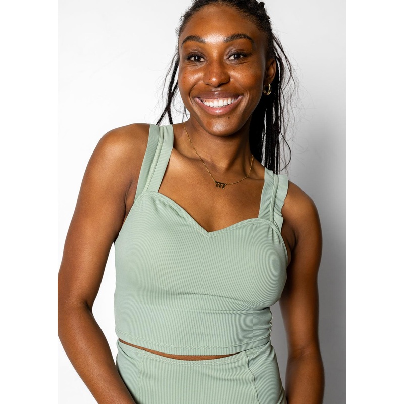 Ribbed Sage | Ripple Top