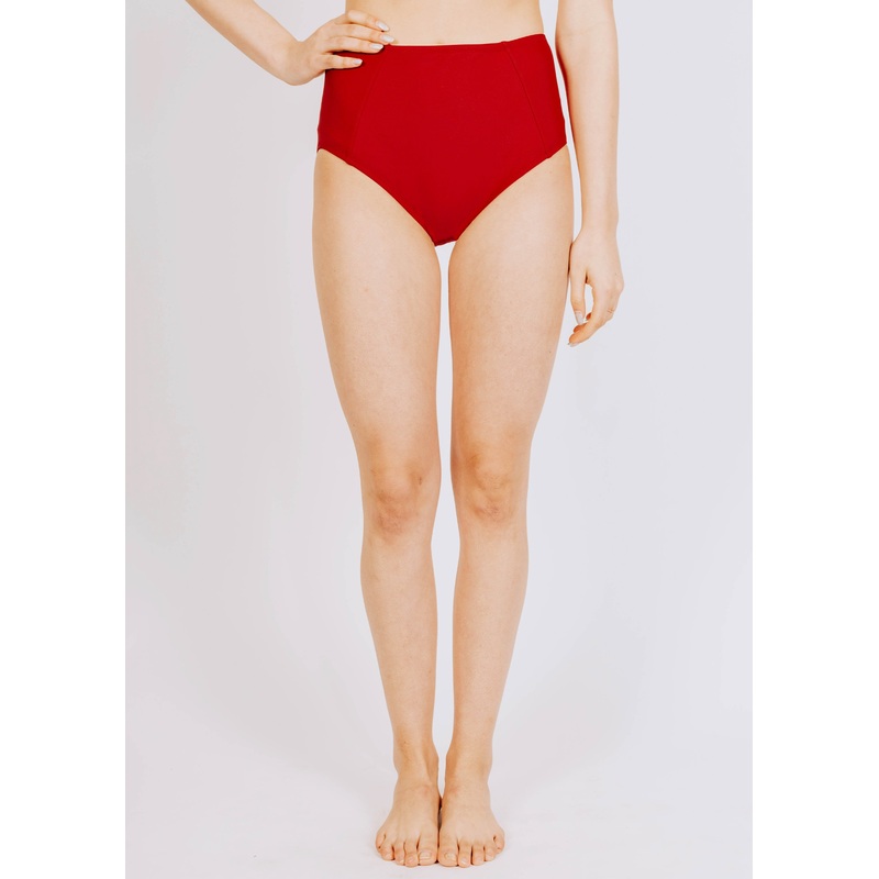 high waist in bordeaux