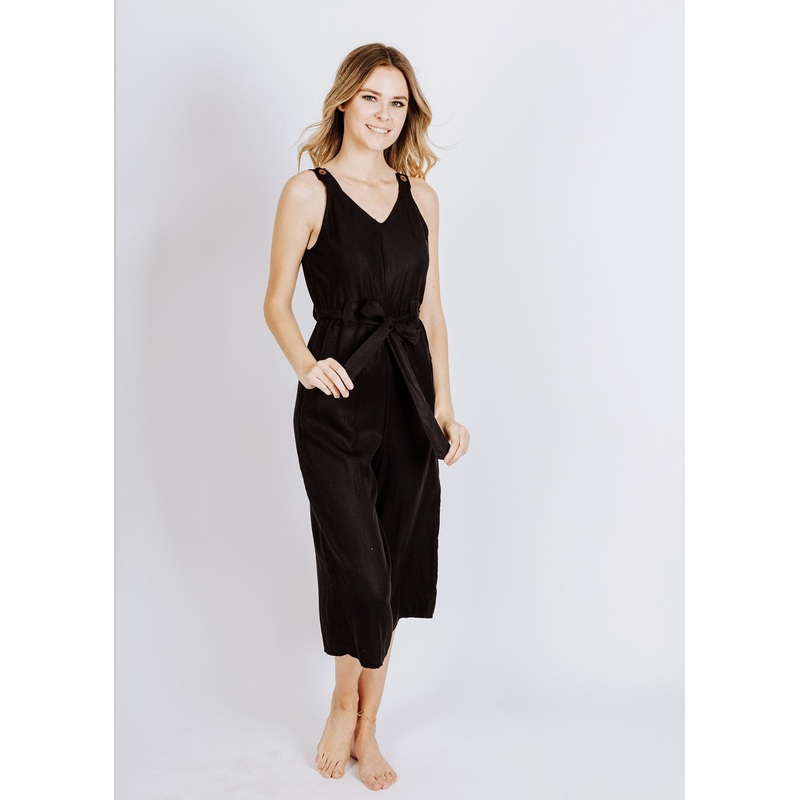 jumpsuit in ebony - sample