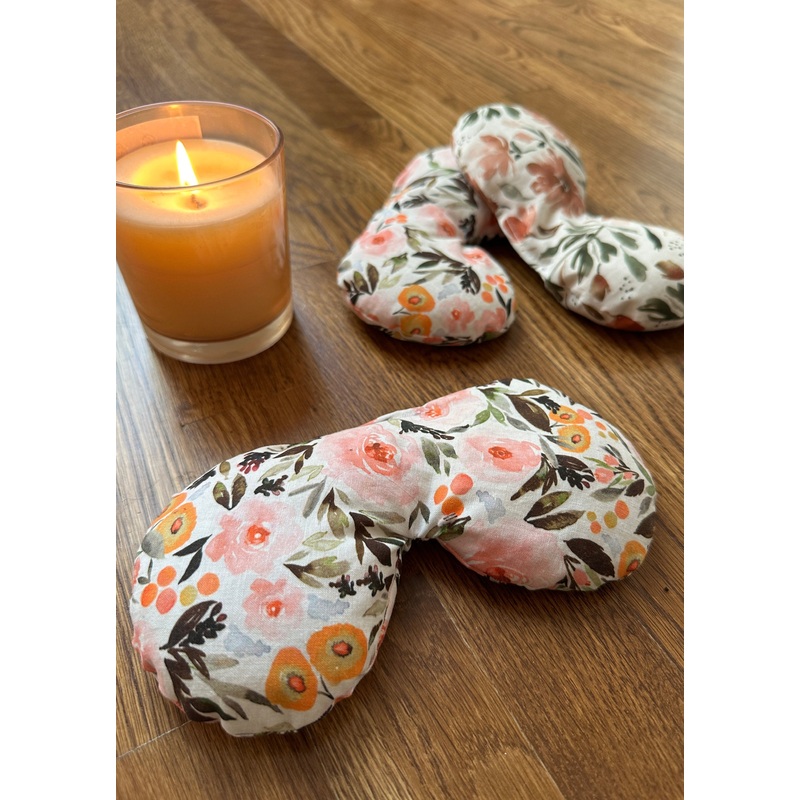 organic cotton eye pillow - pink