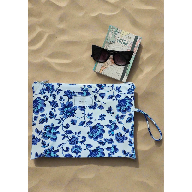 wet bag in azul