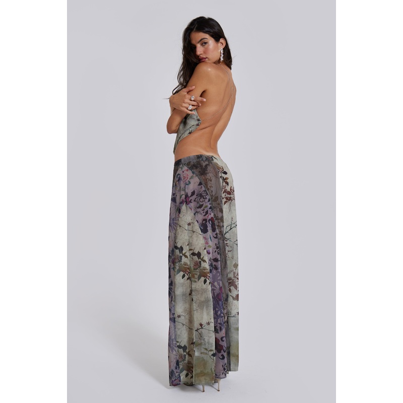 Asteria Panelled Maxi Skirt