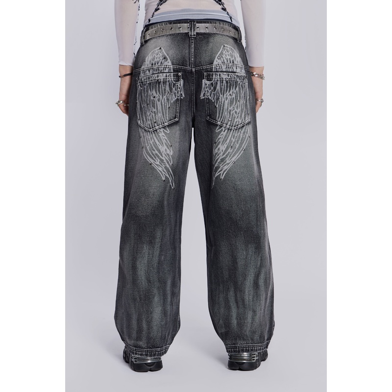 Black Ethereal Colossus Jeans