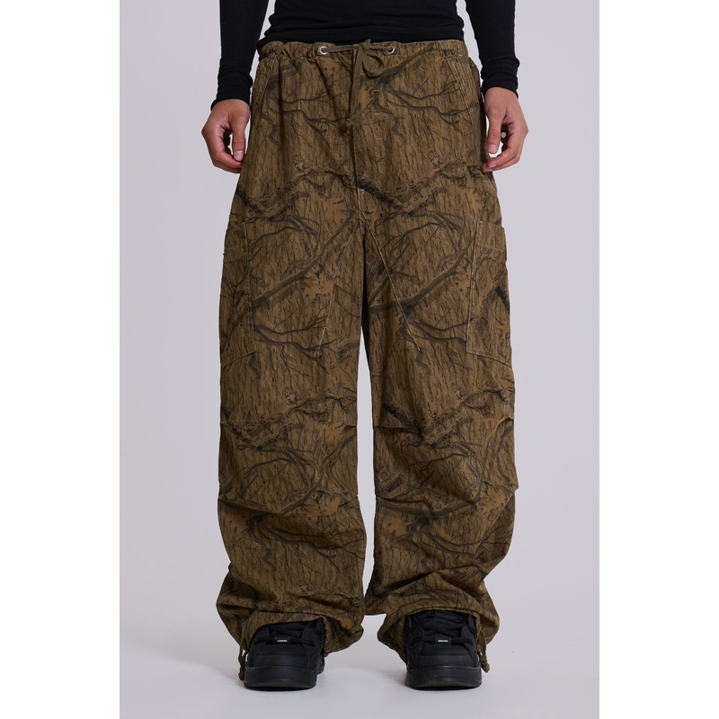Forest Camo Parachute Pants