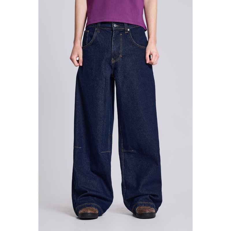 Indigo Low Rise Colossus Baggy Jeans