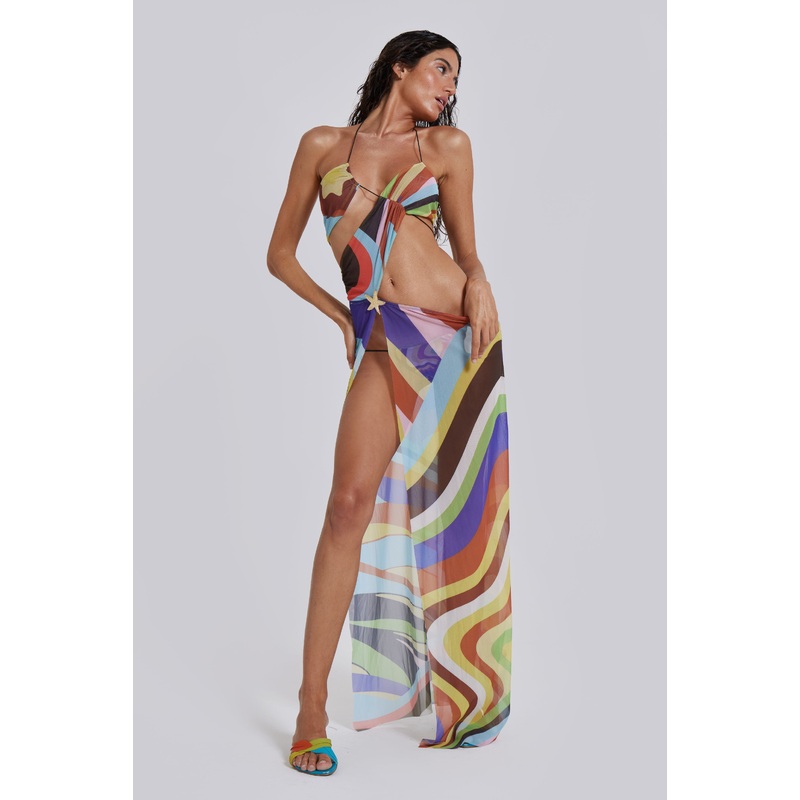 Oliana Draped Maxi Dress