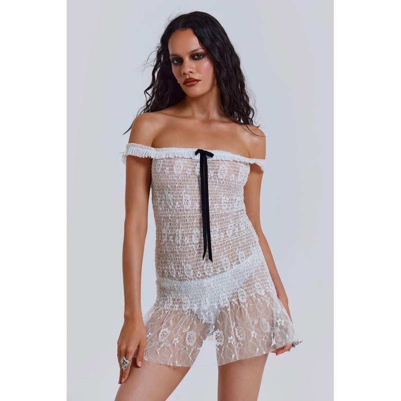 Rita Mini Dress in White