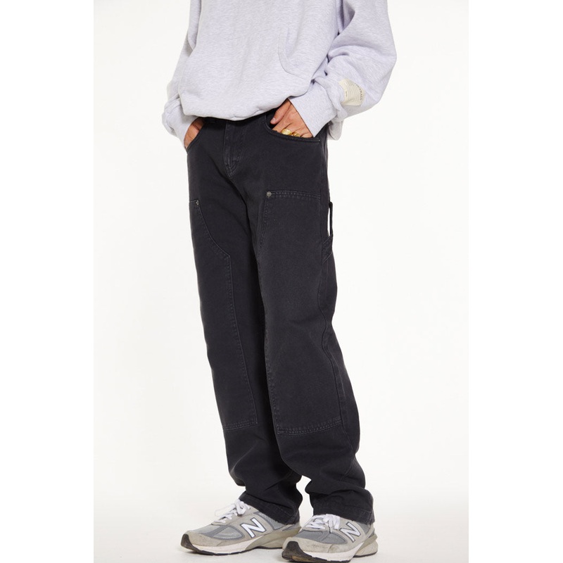 Washed Black Carpenter Jeans In Skate Fit