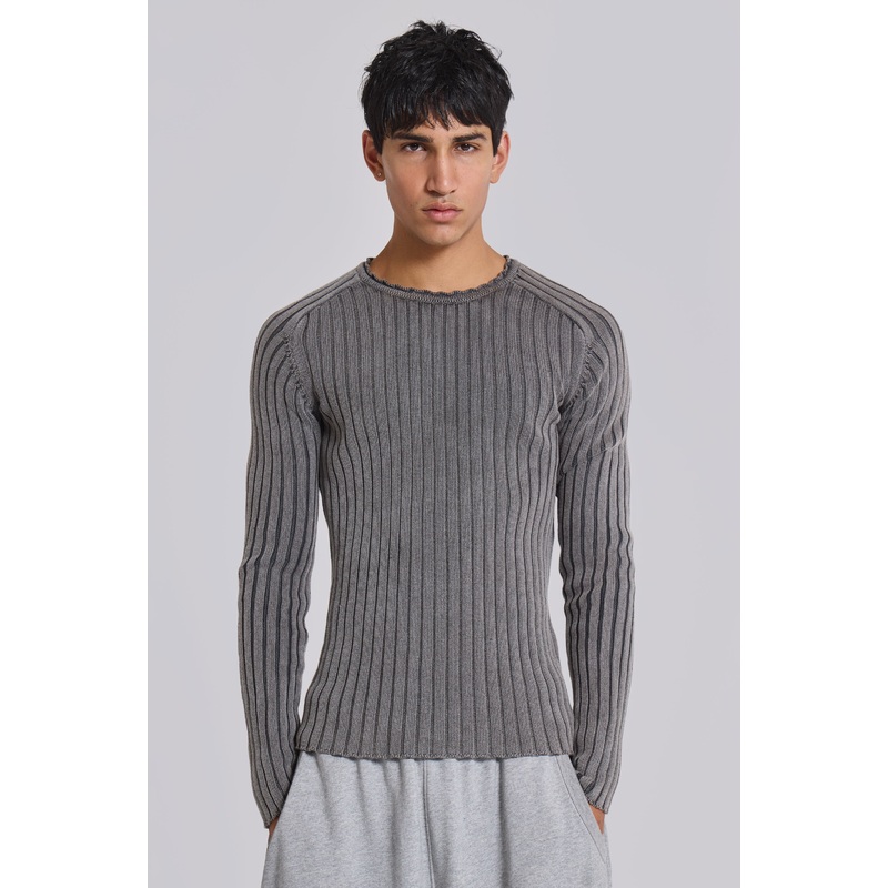 Washed Black Vault Knit